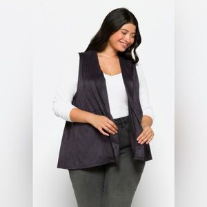 Faux Suede Vest